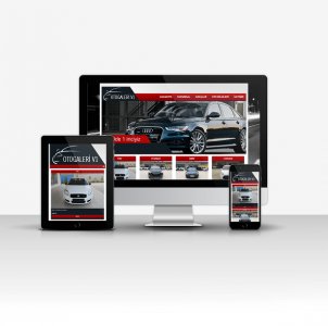 Oto Galeri Web Sitesi Versiyon Model 1